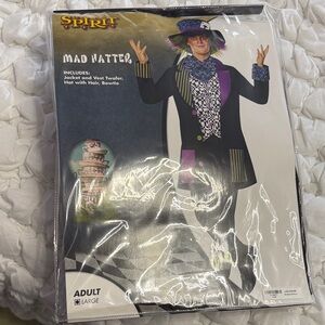 Spirit Mad Hatter Costume - Black, Purple & Green Accents